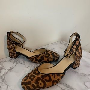 CAbi Leopard Print Heels